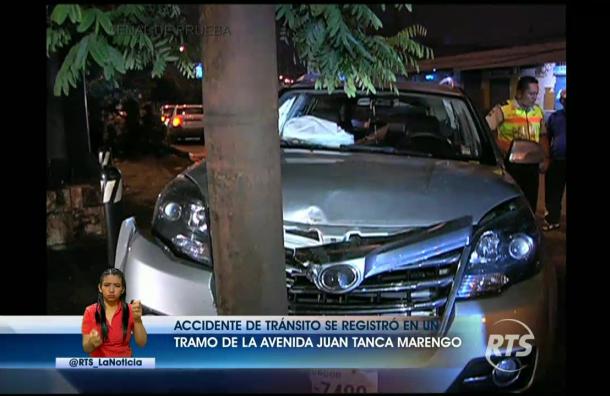 Cinco personas resultaron heridas en un accidente en el centro de Guayaquil