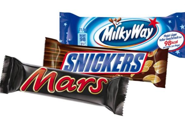 Millones de barras de Mars y Snickers serán retiradas del mercado