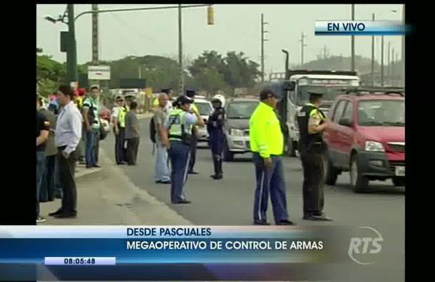 Mega operativo de prevención contra la delincuencia en el norte de Guayaquil