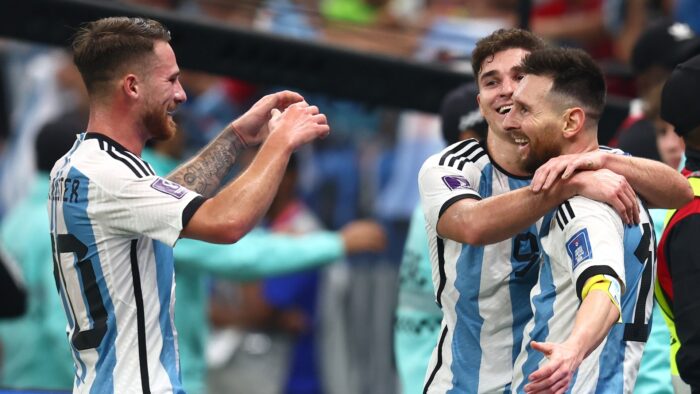 La formación de Argentina para la final de la Copa Mundial