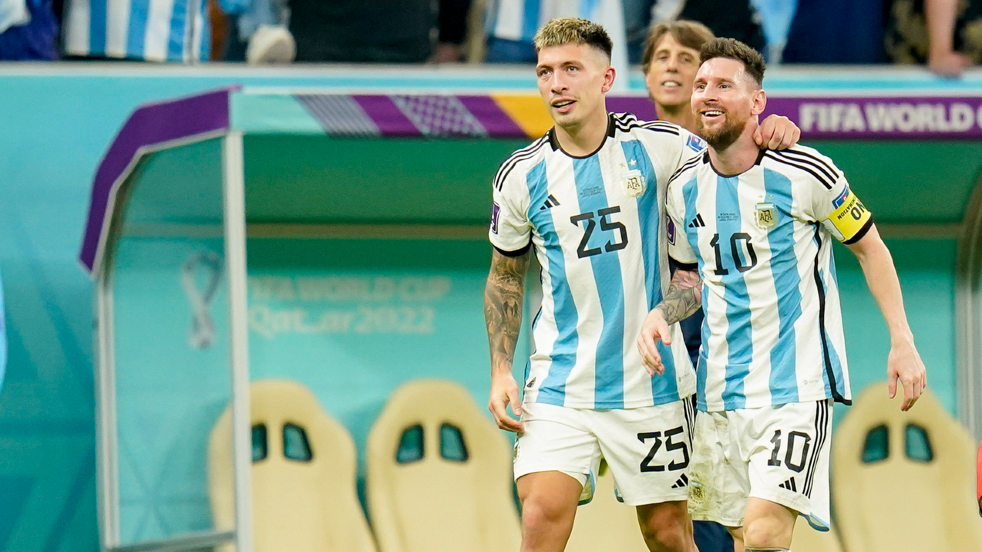Lisandro Martínez: "A Messi tenemos que dejarlo tranquilo, que disfrute de este momento"